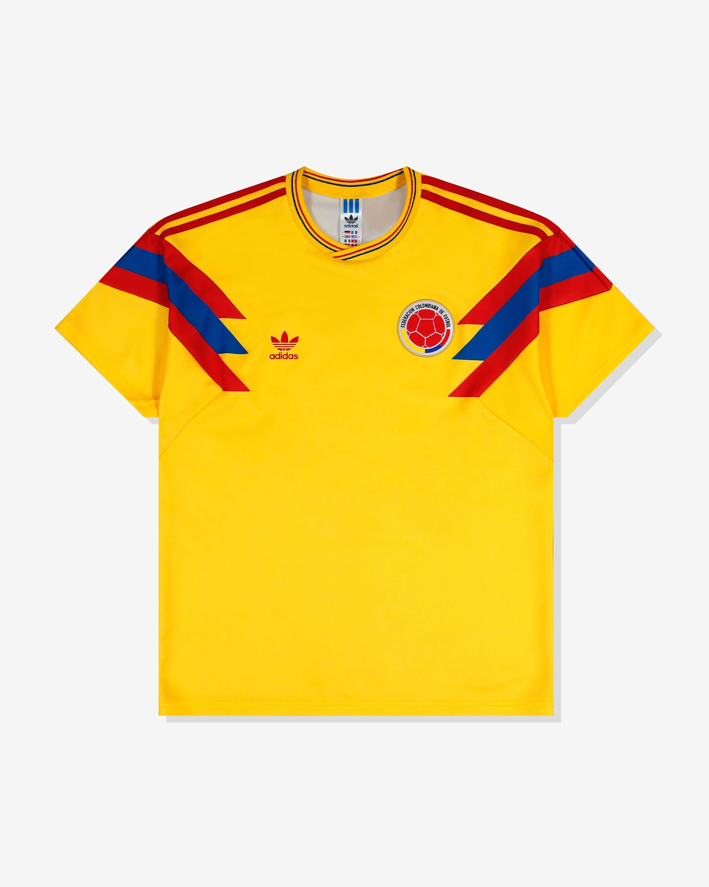 Adidas Colombia Away Jersey 1990 — Gold