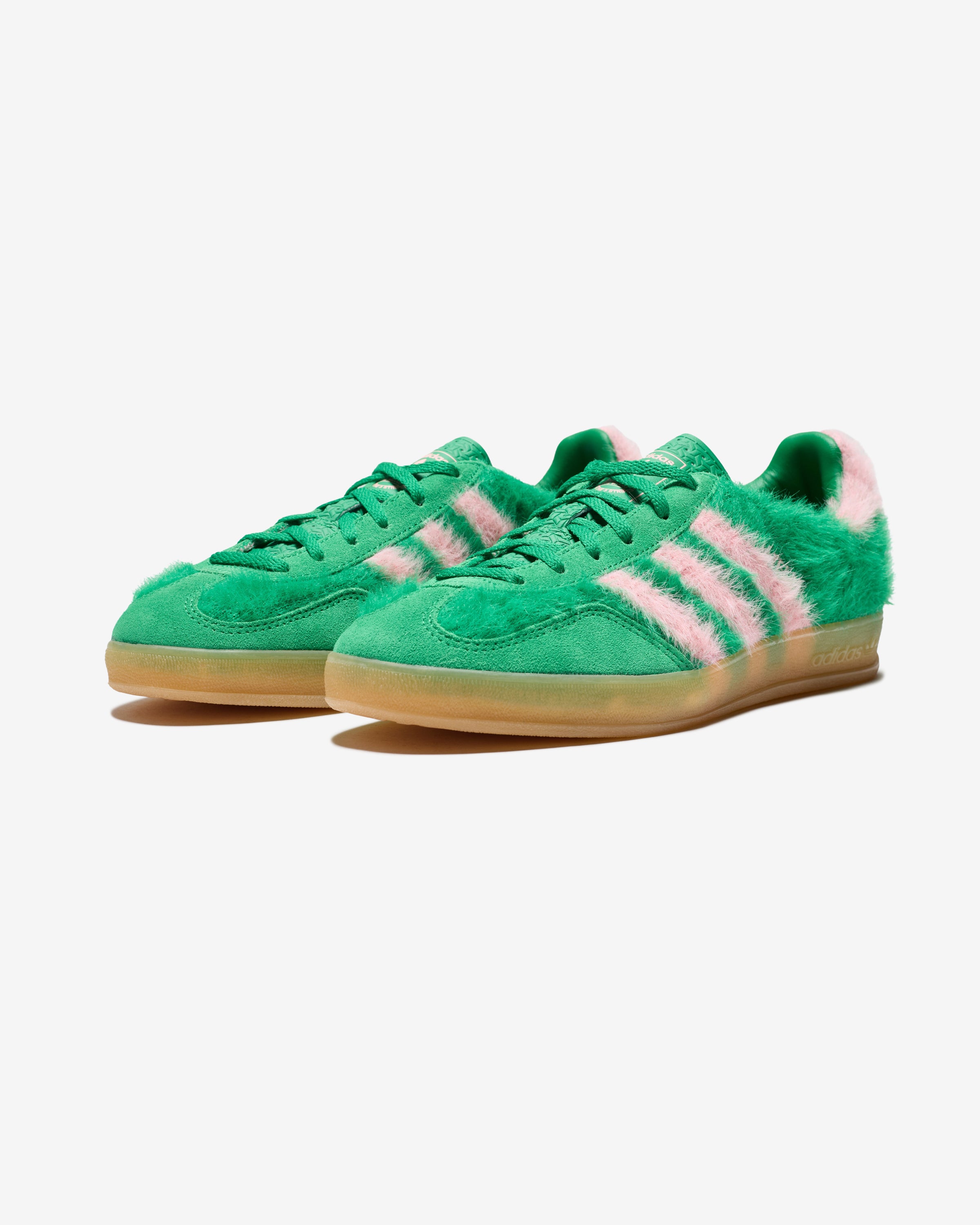 Adidas Women's Gazelle Indoor — Green/glopnk