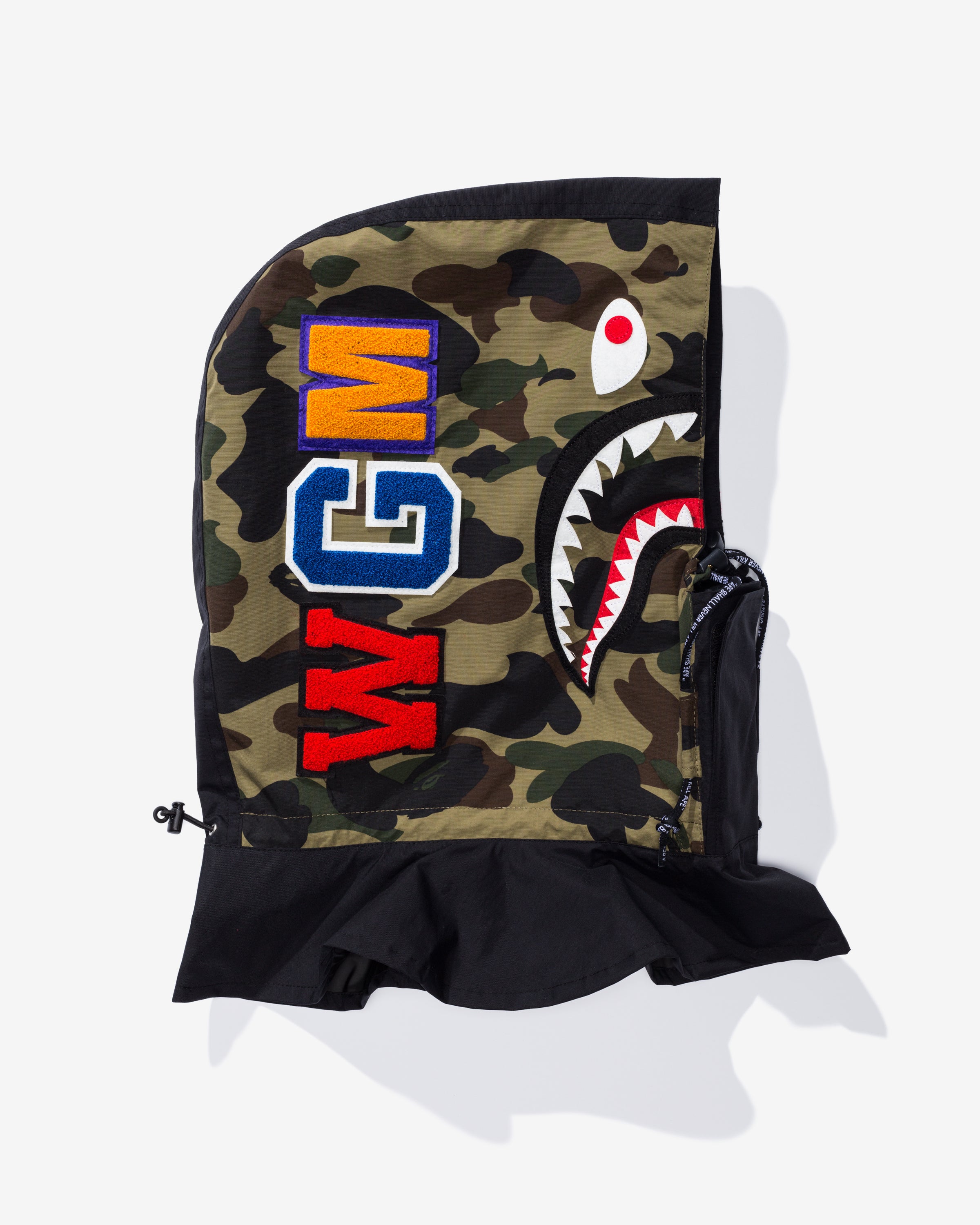 Bape 1ST Camo Shark Face Mask Hoodie