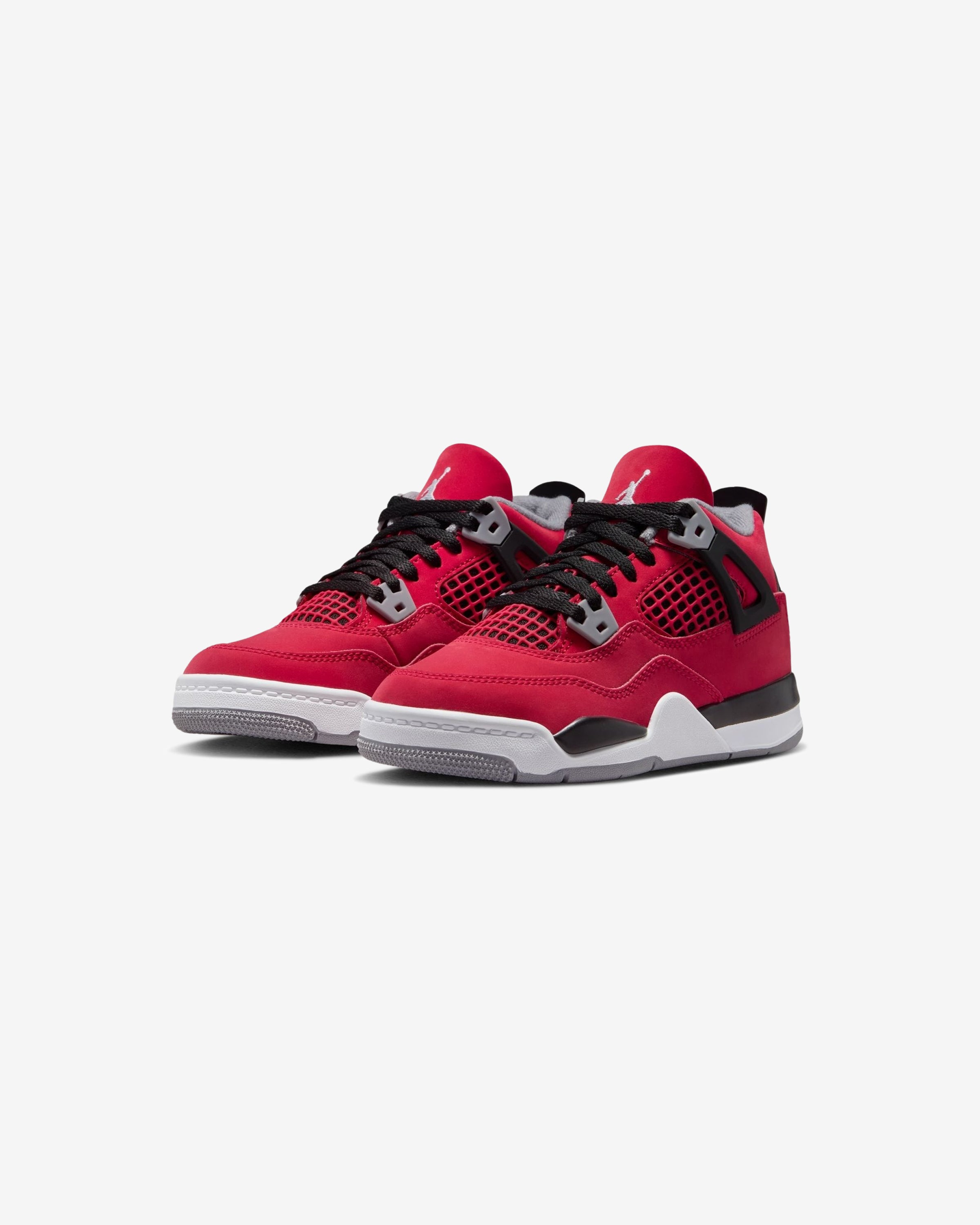 Jordan PS AJ 4 Retro — Fire Red / White / Black / Cement Grey