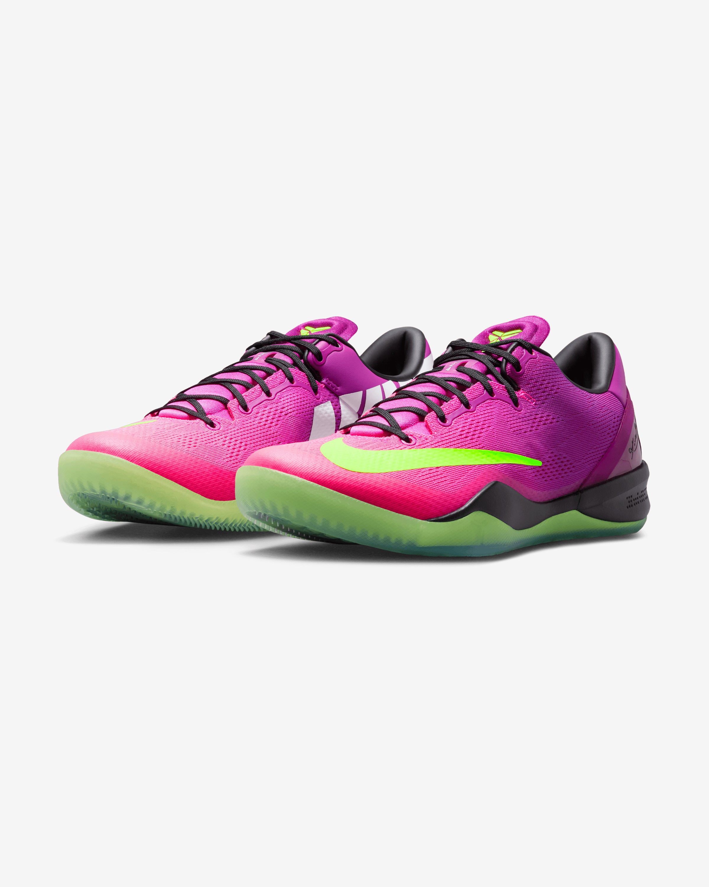 Nike Kobe 8 Protro — Red Plum/ Electric Green / Pink Flash