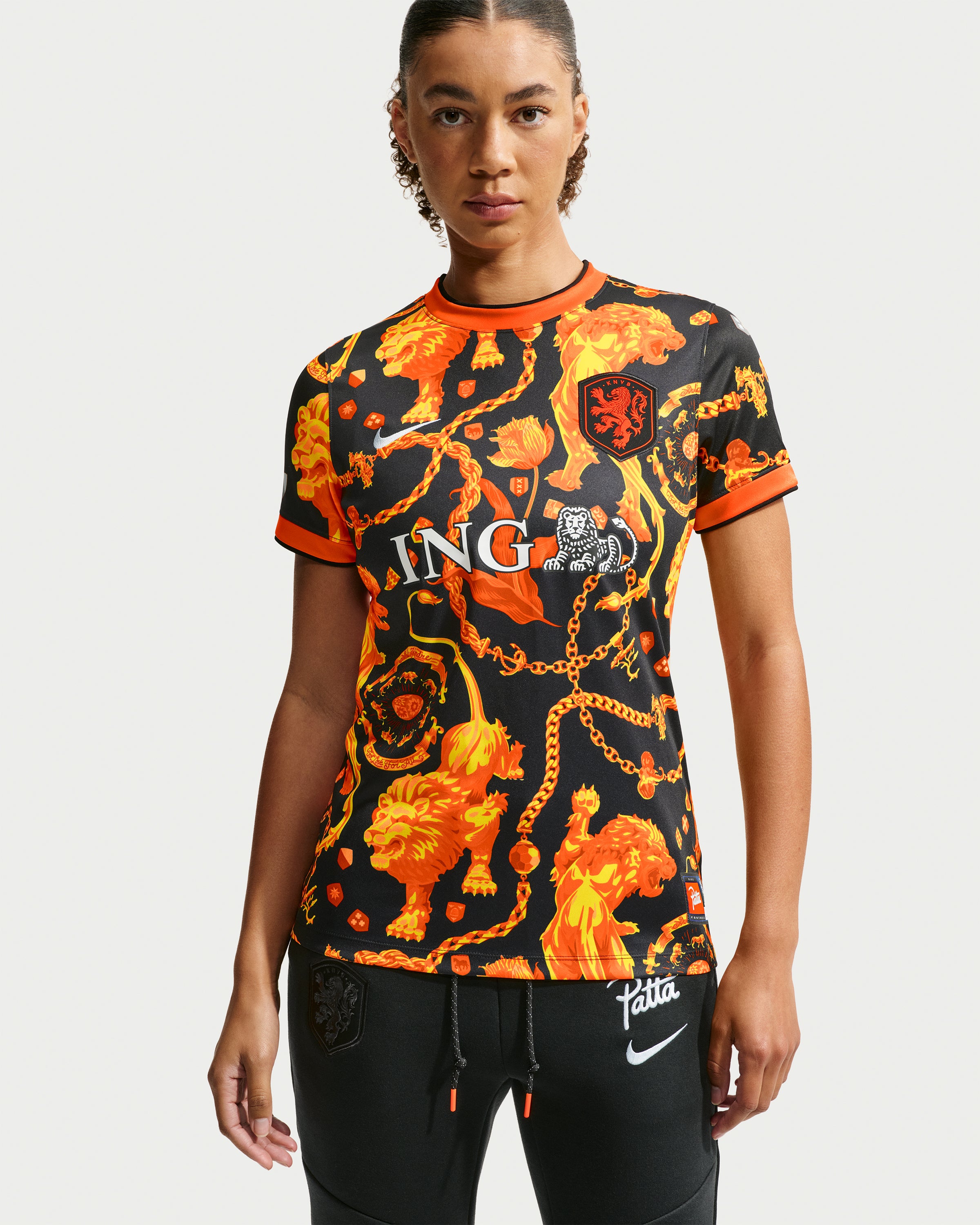 Nike Wmns X Patta NL Pre-match Jersey- Metallic Silver