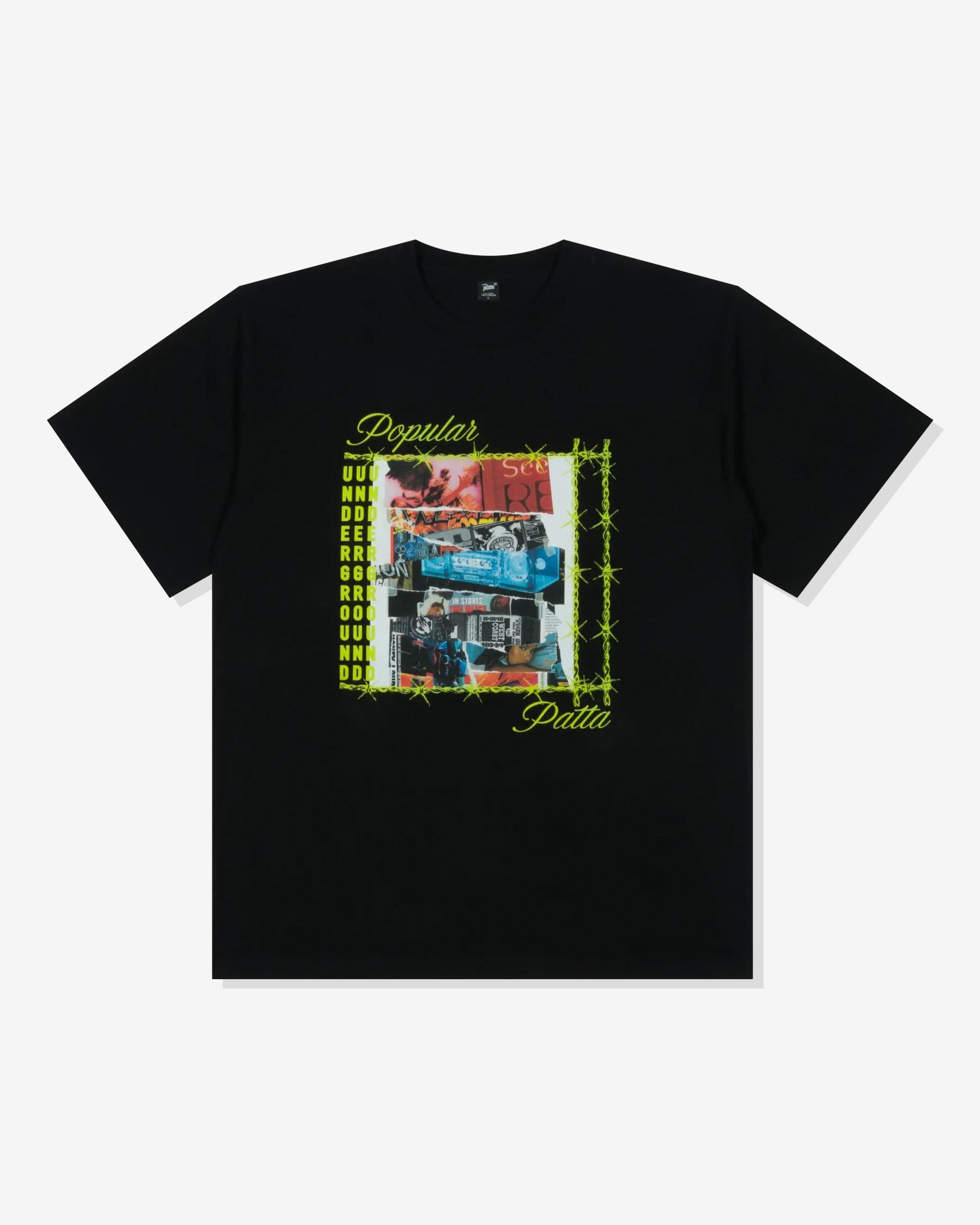 Patta Collage Tee — Black