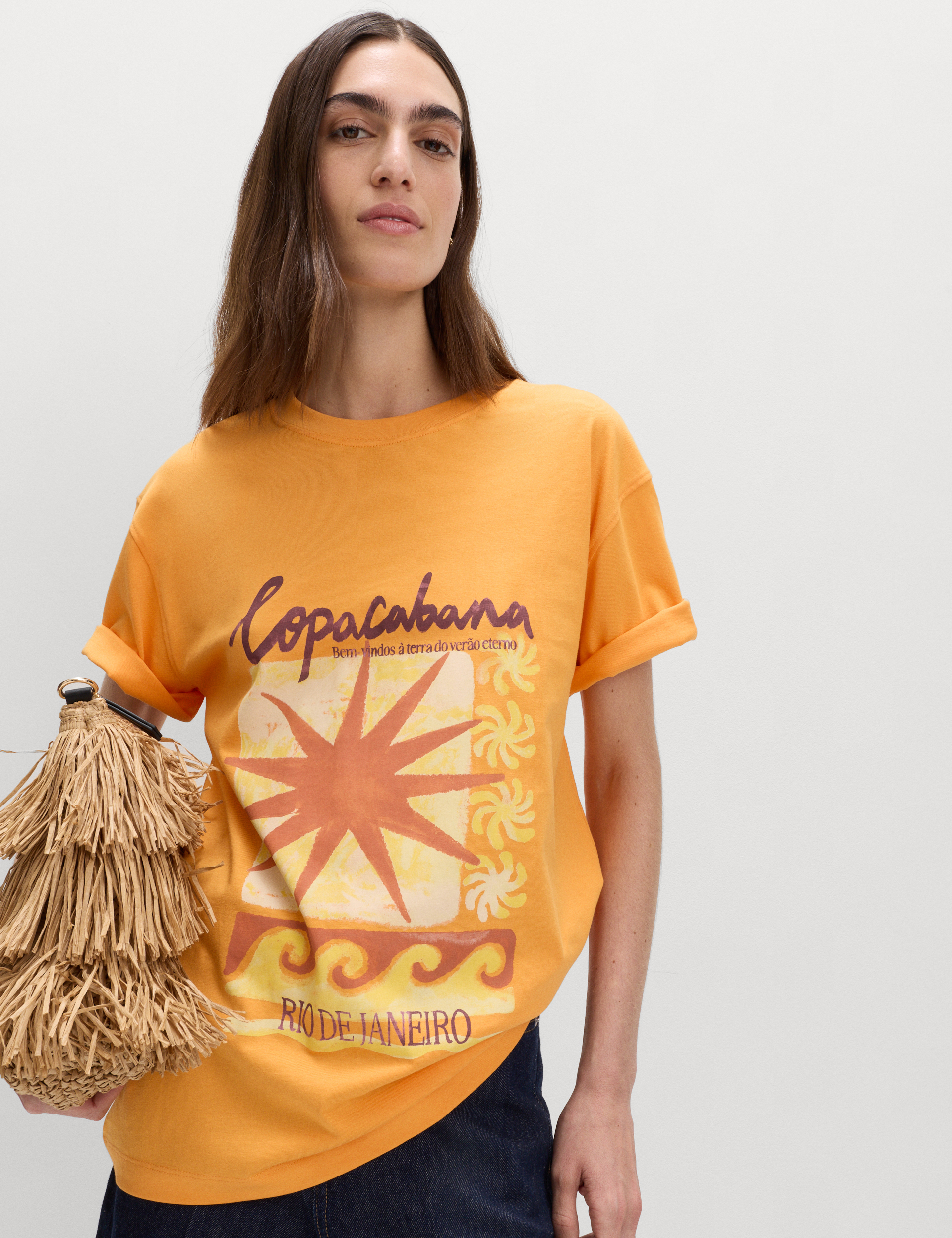 Pure Cotton Oversized Graphic T Shirt