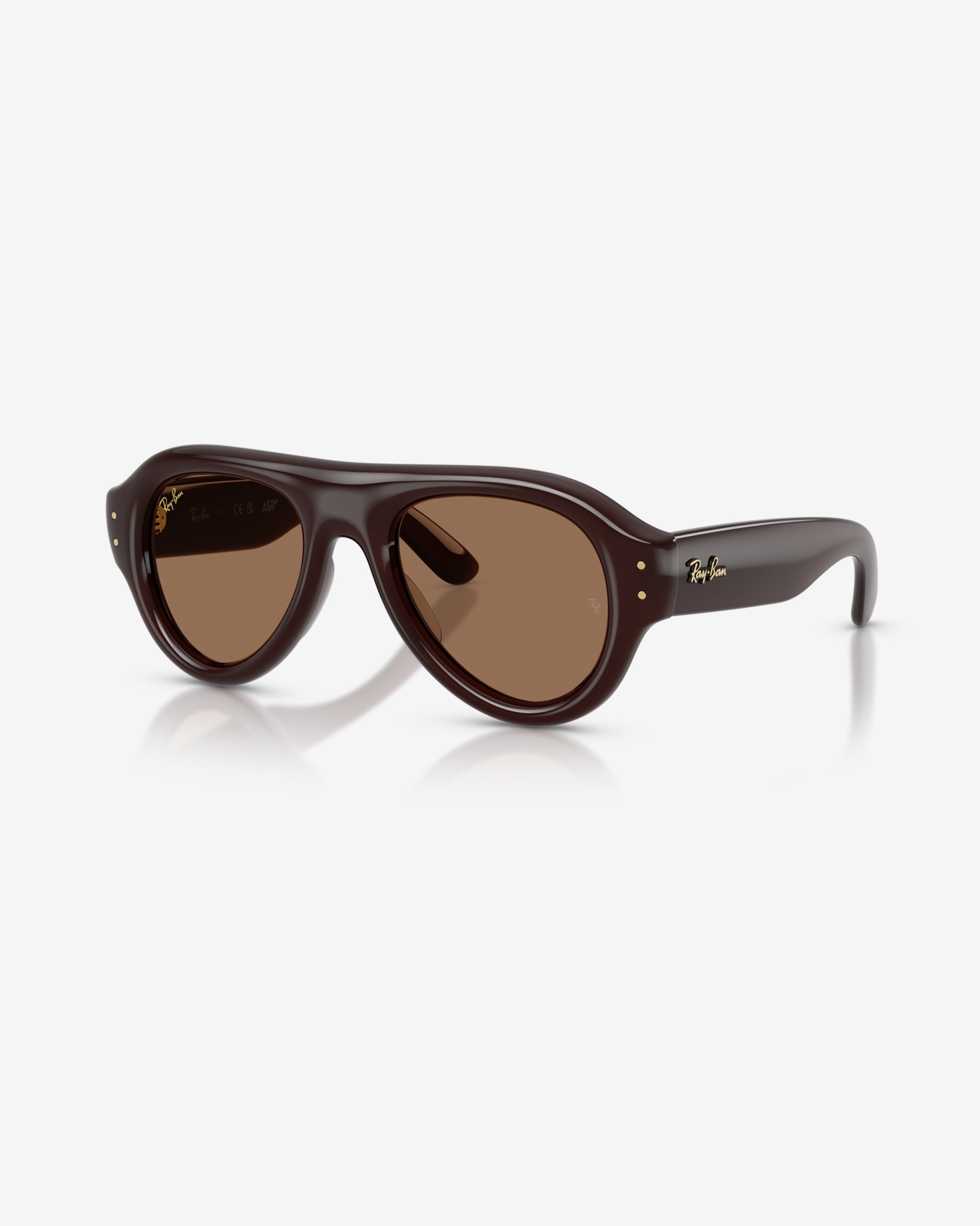 Ray-ban X A$AP Rocky Aviator Puffer — Transparent Brown